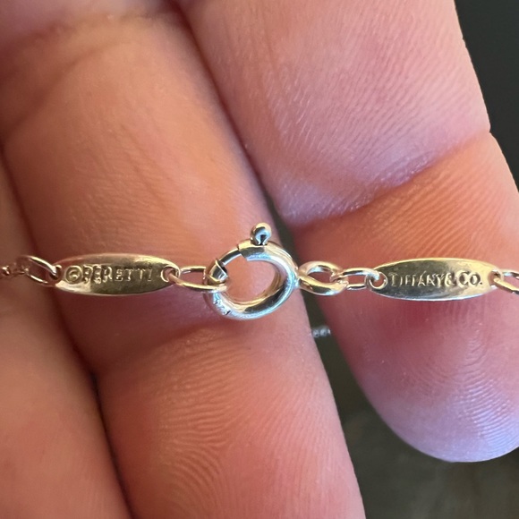 Tiffany & Co Peretti Open Wave Pendant & Necklace 925 - Picture 3 of 3